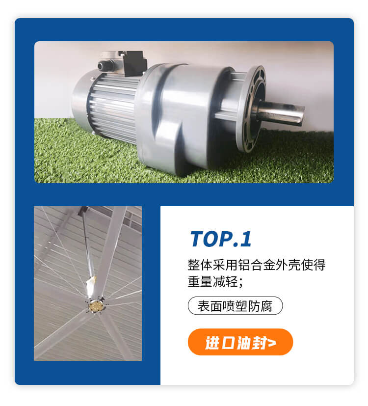 士元工業(yè)風(fēng)扇減速機 7米3吊扇電機