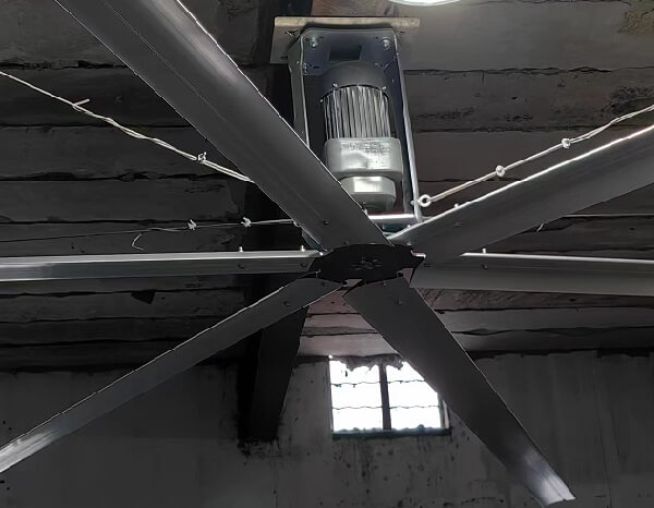 士元GV35軸 1.5KW電機減速機在7米3工業(yè)風(fēng)扇上的應(yīng)用